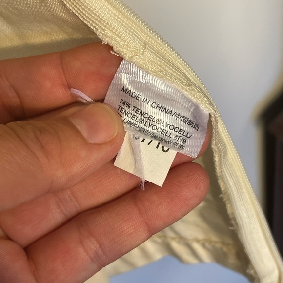 NEXT Women’s Sleeveless Cream Top Natural Material Size 16 Minimalist - Picture 5 of 11